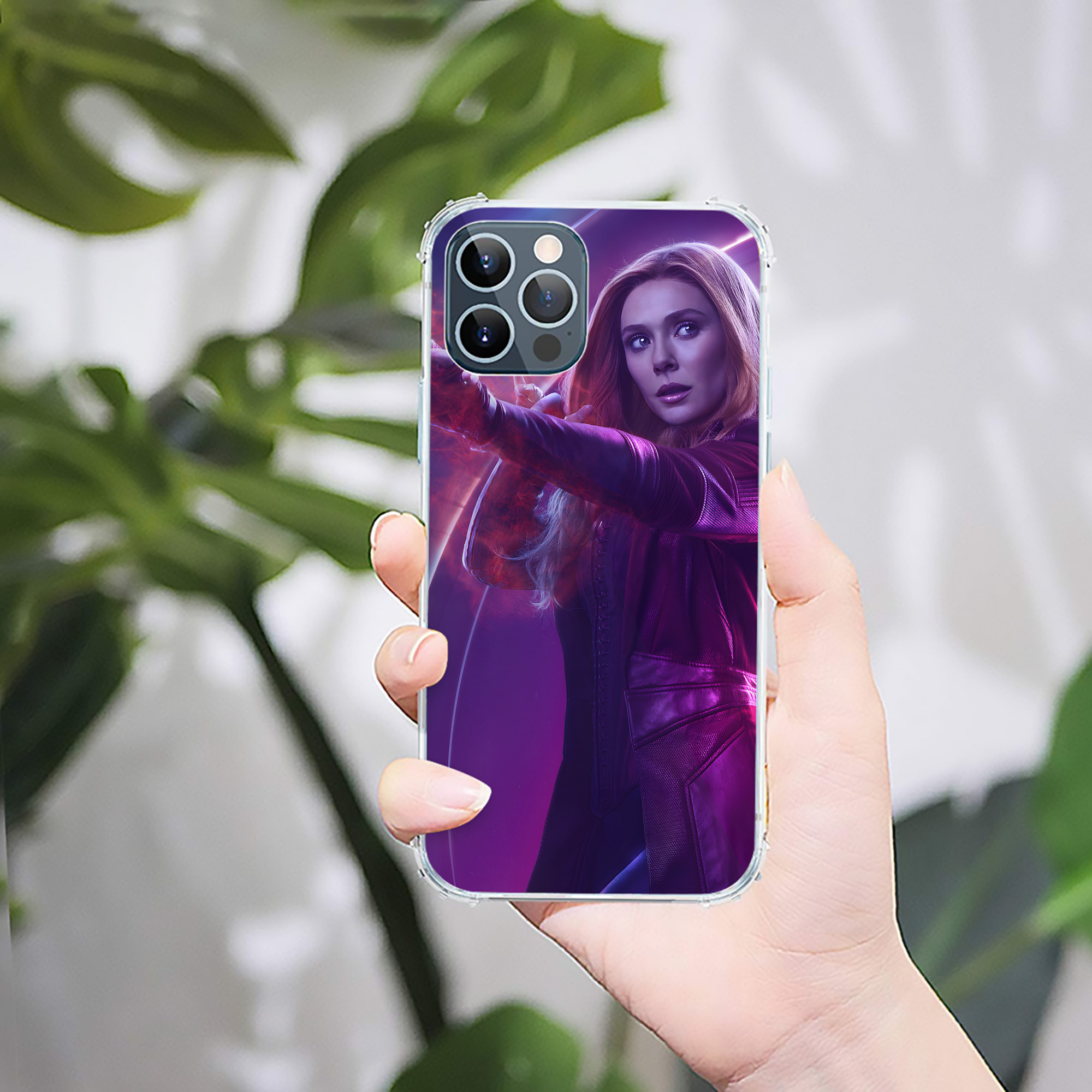 （画像用） アベンジャーズ The Avengers 【iPhone 12シリーズ対応】透明スマホケース（クリアソフトケース）